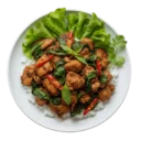 thai spicy basil chicken thai spicy basil chicken
